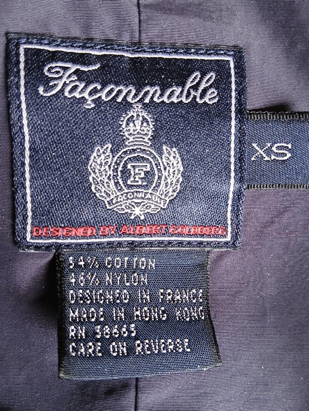 Jacket - Navy Blue - Picture 2 of 3